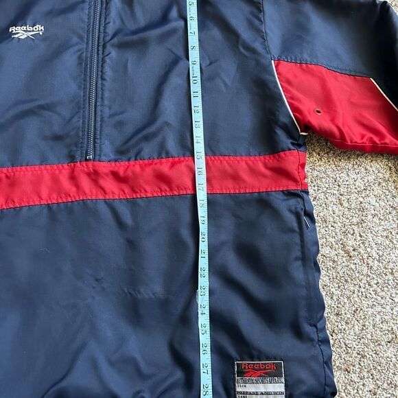 Reebok Vintage 90’s Reversible Mens Blue/Red Zip Up Jacket - Picture 11 of 13
